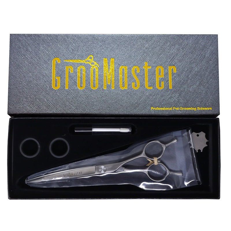 GrooMaster 7” Curved Shears – Precision Contouring & Finishing - Grooming Accessories
