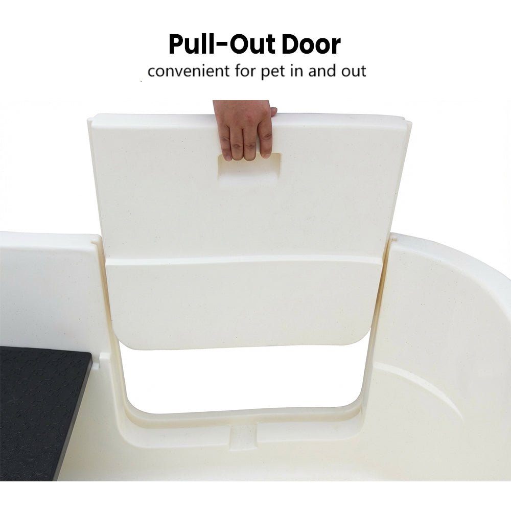 H - 112 Electric Lift Plastic Tub - Grooming Bathtub