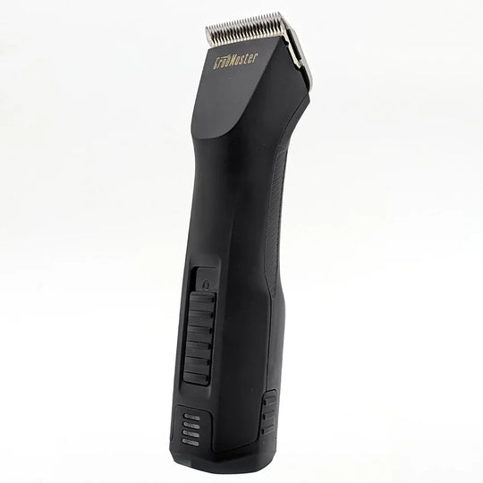 Black hair clipper with brand logo on a white background