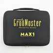 Black case with yellow 'Groomaster' branding on a white background