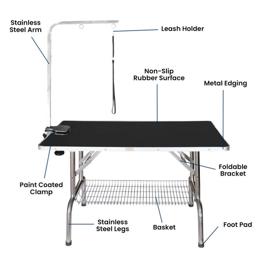 N - 301 Grooming Folding Table - Grooming Table