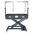 Professional hydraulic pet grooming table with adjustable height and non-slip tabletop
