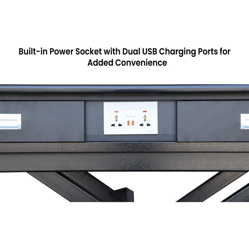 Sturdy grooming table with USB Charging point  & Sockets