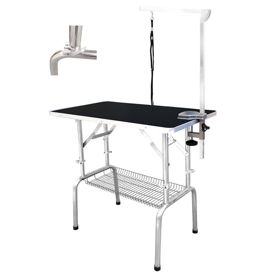 N - 309L Folding Grooming Table – Adjustable Height & Portable Design - Grooming Table